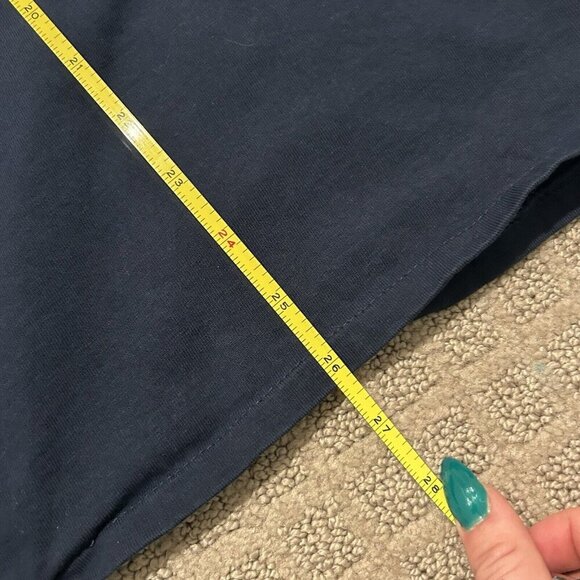 Vintage Collections ETC Womens Snowflake Vest Navy Blue Size Large L Holiday - Picture 8 of 8